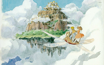 Sheeta and Pazu in Castle in the Sky jpg HD wallpaper