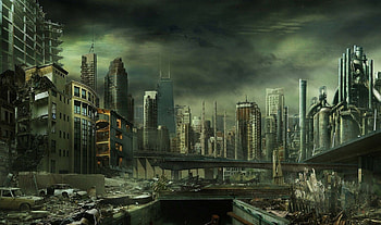 Abandoned City, Backgrounds HD wallpaper