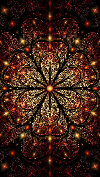 Flower, Fractals HD phone wallpaper