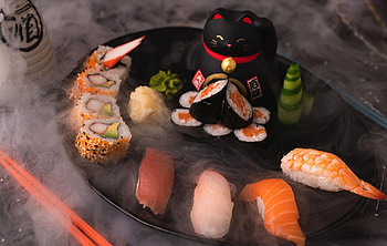 Sushi, Chi sushi Krefeld, Asian specialties, Fusion cuisine HD wallpaper