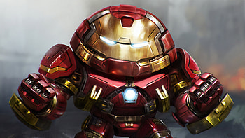 Chibi Hulkbuster , hulkbuster, superheroes, artwork HD wallpaper