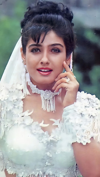 Raveena Tandon, bollywood actress, vintage HD phone wallpaper