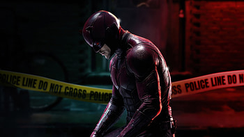Daredevil In The Dark, daredevil, daredevil-born-again, marvel, tv-shows, superheroes, artwork, art, digital-art HD wallpaper