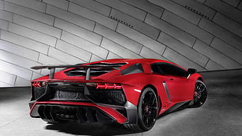 Lamborghini Aventador 2016 2, lamborghini, lamborghini-aventador, cars, red HD wallpaper