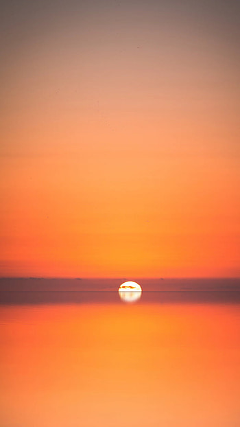 sun, nature, sunset HD phone wallpaper