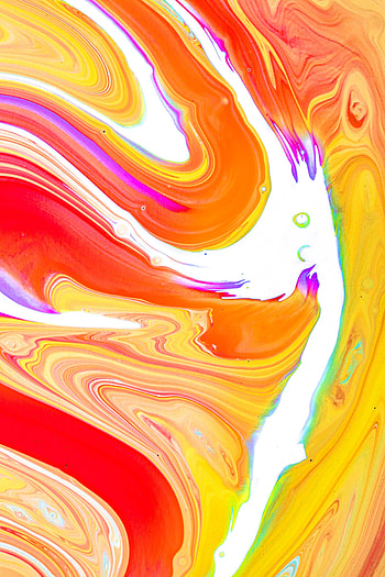 Abstract, Divorces, Multicolored, Motley, Paint, Liquid, Stripes, Streaks, Fluid Art HD phone wallpaper