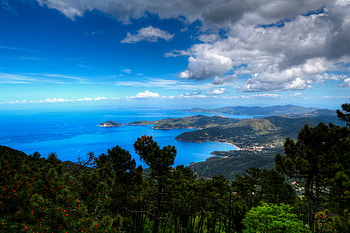 Landscape, Nature, Mountains, Sea, Italy, View From Above HD wallpaper