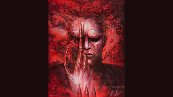 H R Giger Art Artwork Dark Evil Artistic Horror Fantasy Sci-fi At Dark HD wallpaper