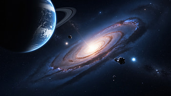Beyond The Rings Cosmic Odyssey, galaxy, digital-universe, hoot, space, stars, star, deviantart HD wallpaper