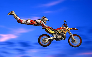 Motocross, Jumping HD wallpaper