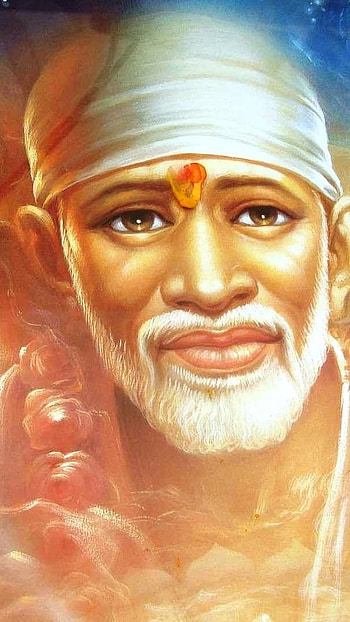 Sai Baba Live, Sai Baba, Painting HD phone wallpaper