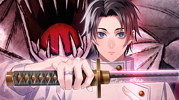 Blue Eyes Yuta Okkotsu With Sword Jujutsu Kaisen HD wallpaper
