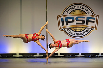 Jude Perrett and Amy Davidson, Pole Sports HD wallpaper