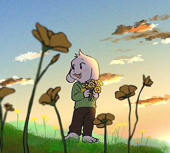 Asriel’s Serene Dawn – Undertale Video Game, Asriel (Undertale), video game, Undertale HD wallpaper