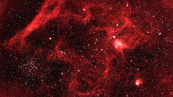 Red Nebula Stars Gpace Galaxy Sky Background Space HD wallpaper