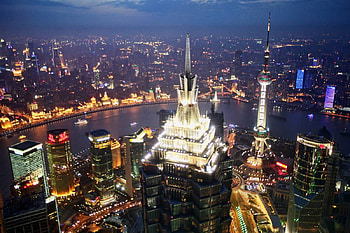 View from the top, buildings, shanghai, architecture, skyscrapers HD wallpaper