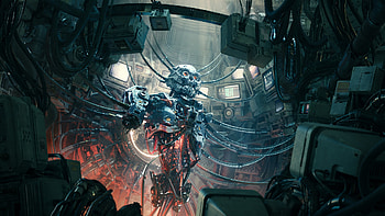 Hardwired, robot, Sci Fi, artistic, Digital Art HD wallpaper