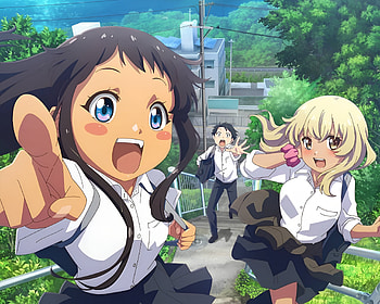 Anime, OKITSURA: Fell in Love with an Okinawan Girl but I Just Wish I Know What She's Saying, Hina Kyan, Kana Higa HD wallpaper