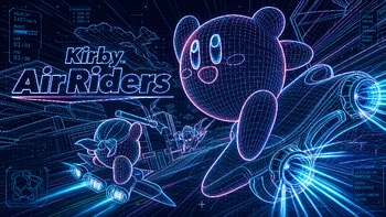 Kirby Air Riders — Video Game Neon, Airplane HD wallpaper
