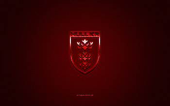 Hull Kingston Rovers, creative 3D logo, red background, British rugby club, 3d emblem, Super League Europe, Yorkshire, England, 3d art, rugby, Hull Kingston Rovers 3d logo HD wallpaper