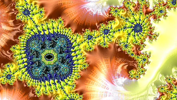 Trippy Psychedelic Fractal, colorful, colors, Abstract, fractal HD wallpaper