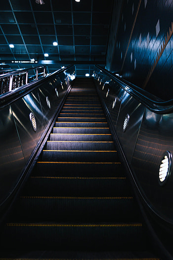 Dark, Miscellanea, Miscellaneous, Design, Construction, Stairs, Ladder, Escalator HD phone wallpaper