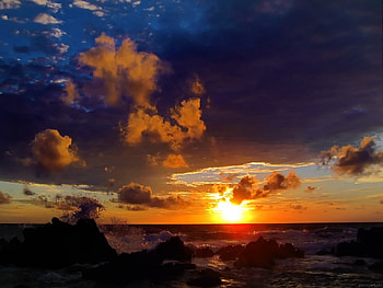 Landscape, Sky, Sun HD wallpaper