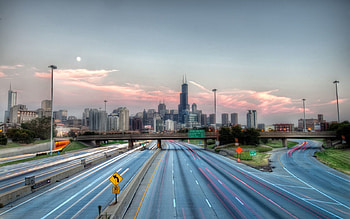 Cities, Road, r, Chicago, Illinois HD wallpaper