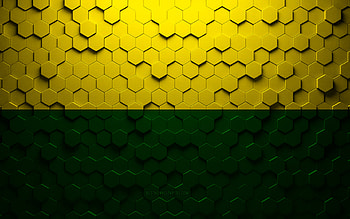 Flag of Chia, honeycomb art, Chia hexagons flag, Chia 3d hexagons art, Chia flag HD wallpaper