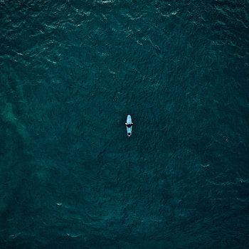 Nature, Serfing, View From Above, Ocean, Surfer HD phone wallpaper
