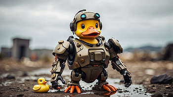 anime Duck, artistic HD wallpaper