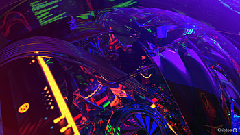 Chiptos X Wires Computer Case Abstract NFT Background Gloss Glass PC Case Background HD wallpaper