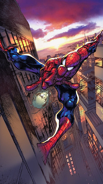 Spiderman Comic, Spider Man, Spiderman Comic Cartoon HD phone wallpaper