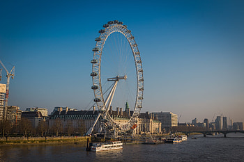 London Eye, Fantastic viewpoint, Spectacular cityscape, Observation wheel HD wallpaper