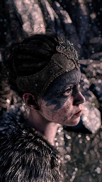 Hellblade, Warrior women, Egyptian art, Cat tattoos HD phone wallpaper