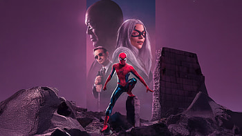 Spiderman Gang War, spiderman, black-cat, kingpin, daredevil, superheroes, artwork, art, digital-art HD wallpaper