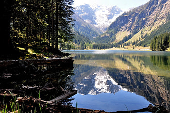 BLACK LAKE AUSTRIA, seen, sea, lake, loch HD wallpaper