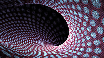 Light Blue Pink Spiral Pattern Abstraction Abstract HD wallpaper
