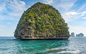 Loh Samah Bay, Tropical island, Crystal clear sea HD wallpaper