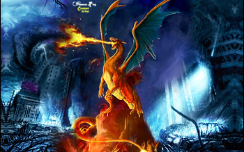 Mega Charizard Y HD wallpaper