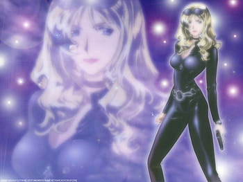 Julia, purple, girl, anime, pretty HD wallpaper