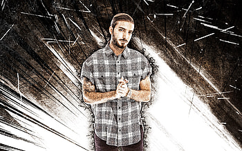 Alesso, grunge art, music stars, swedish DJs, superstars, Alessandro Renato Rodolfo, brown abstract rays, swedish celebrity, Alesso HD wallpaper