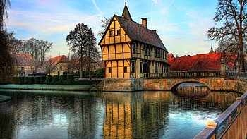 Landscape, Cities, Houses HD wallpaper