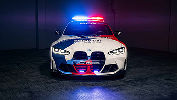 White, Red, Blue, BMW M3, Touring, Motogp, Safety, Car, 2022, 3 Cars HD wallpaper