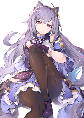 Keqing, Impact, Genshin HD phone wallpaper