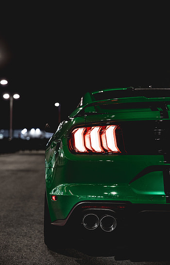 Night, Cars, Lights, Car, Lanterns, Machine, Illumination, Backlight, Back View, Rear View HD phone wallpaper