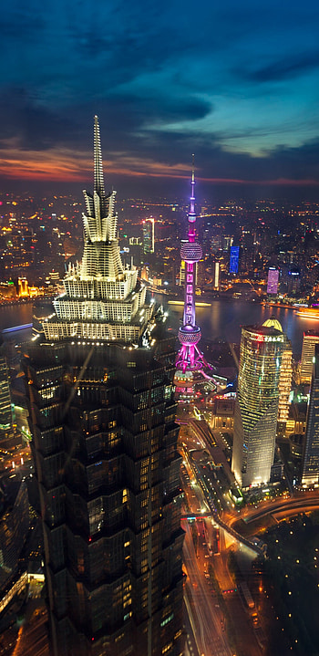 Jin Mao Tower, China HD phone wallpaper