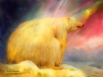 Arctic Wonders, winter, bears, illusions, white, ice age HD wallpaper