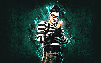 Fortnite Scoundrel Skin, Fortnite, main characters, turquoise stone background, Scoundrel, Fortnite skins, Scoundrel Skin, Scoundrel Fortnite, Fortnite characters HD wallpaper