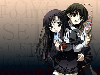School Days, Kotonoha Katsura, Anime, Sekai Saionji HD wallpaper